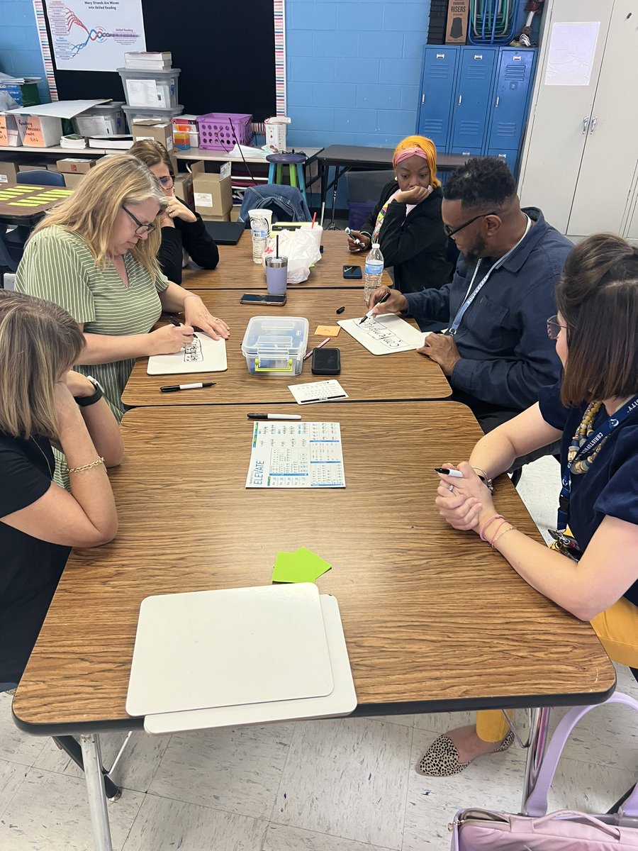 ectyson22's tweet image. I enjoy stopping in to catch @kbp0819 leading a @ReadingHorizons lesson for new teachers and part of our curriculum team. @BeaufortCoSchNC