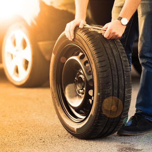 TotalTire_Auto's tweet photo. No one ever wants to have to use their spare tire, but making sure yours is properly inflated and ready to go before an emergency happens will give you peace of mind! https://t.co/XsZrhussNy