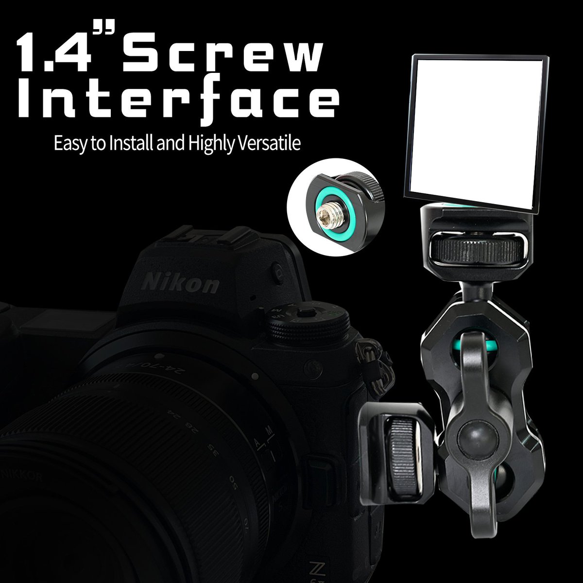 NSH_Global's tweet photo. 360 Degree Rotation Magic Articulating Arm Double Ball Head 1/4" Heavy Duty Friction Arms Mount Bracket with Flash Light Hot Shoe + Camera Fixing Screw Adapter for Camera DSLR Monitor Video
#camera #magicarm #photography #film #Video https://t.co/BxZykeUFNJ