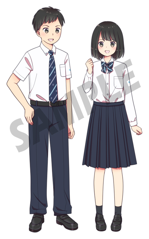 「【お知らせ】 愛知県立碧南高校様の新制服PR用イラストを描かせていただきました!」|さといも屋＠3/10書籍発売のイラスト
