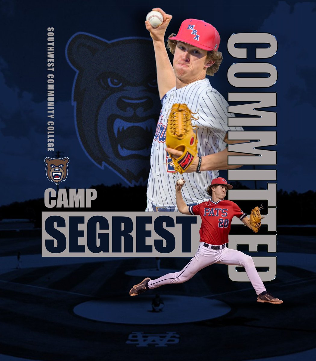 Blessed and excited to announce that I have committed to continue my academic and athletic career at <a href="/SMCC_BB/">SMCC Baseball</a>! I want to thank God, my family, coaches, and friends for helping me get to this point in my career! TGBG <a href="/MRABaseball/">Baseball | MRA</a> <a href="/APavatte/">Allen Pavatte</a> <a href="/JackEdmonson04/">Jack Edmonson</a> <a href="/SBGsox/">Snopek Baseball Group</a>