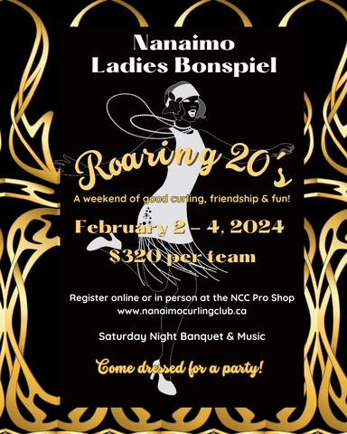 Nanaimo Ladies Bonspiel, February 2-4, 2024. A weekend of good curling, friendship &amp; fun! See poster for details.  nanaimocurlingclub.ca/index.php/even…
