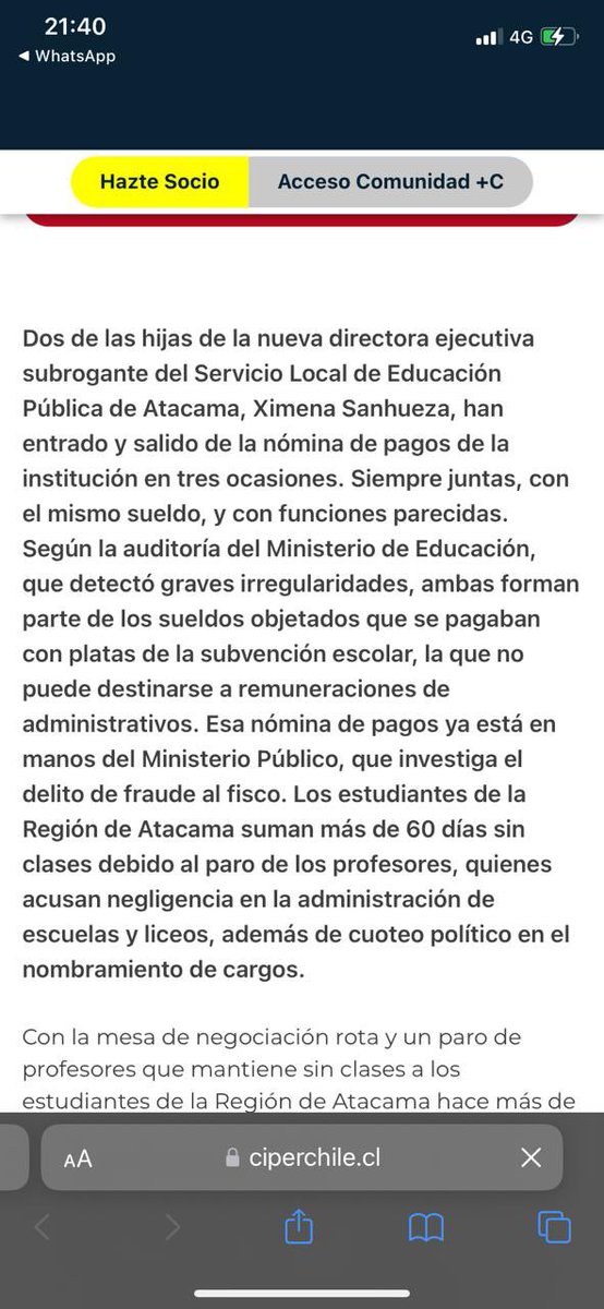 Se están burlando de la educación en Atacama viejoo!! Esto es impresentable!! 🤦🏽‍♂️🤦🏽‍♂️🤦🏽‍♂️ se están riendo en la cara de miles como si nada!! 

Presidente tiene que hacer algo  y AHORA!! 

@GabrielBoric @GobiernodeChile #Atacama #Copiapo #Slep #CrisisEducacional #CrisisEnAtacama