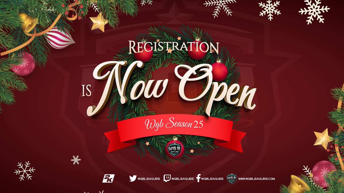 🚨Registration Open🚨

WGB SZN 25🔥

• Stat Tracking
• Cash Prizes
• Unlimited Games

Registration link: wgbleagues.com/registration

🚨Nov 17 Pre-SZN Tourney for first 32 team 🚨

@youFamousEnough <a href="/NetsGamingCrew/">Brooklyn NetsGC</a> 
<a href="/Big_Brudda_PURP/">Coach Purp</a>
<a href="/WRproamleague/">WR Pro-Am League</a> @SLProAm <a href="/iNetworkSports/">iNetwork</a>