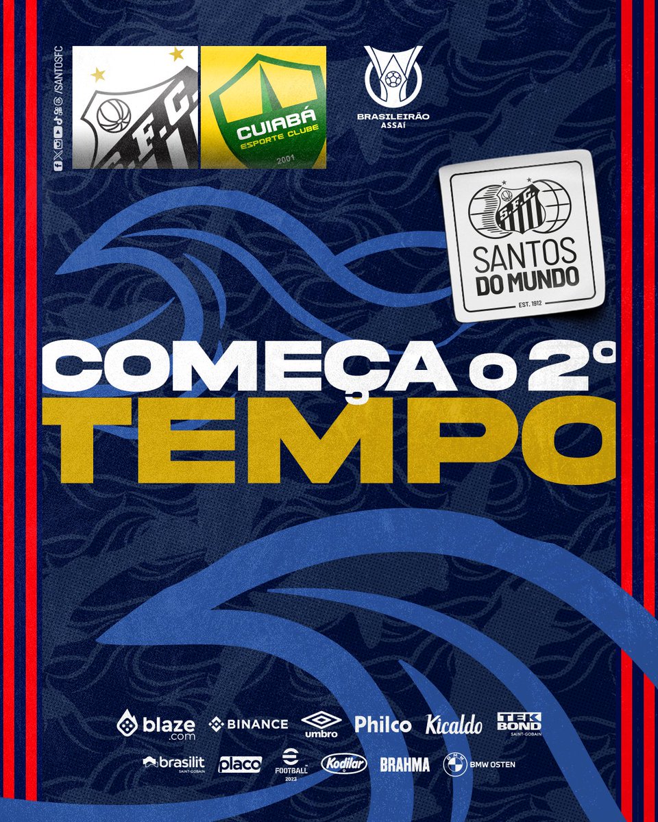 SantosFC's tweet photo. VAMOS GANHAR, SANTOS! ⚪️⚫️
Assista à #LiveSantos do #SANxCUI em https://t.co/x05kL6tJSJ https://t.co/7TPLmEpxyz