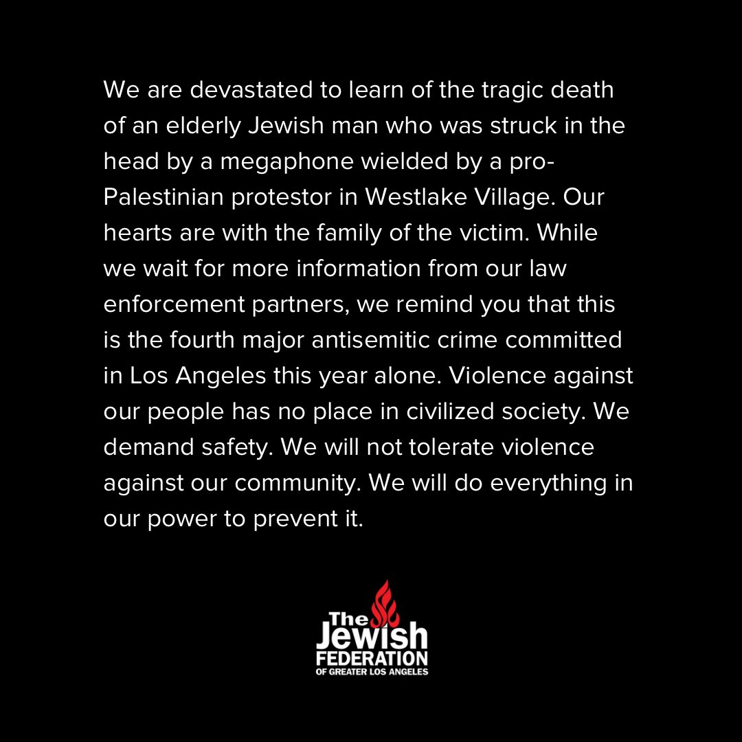 Jewish Federation Los Angeles tweet media