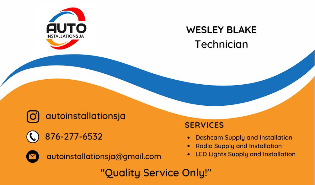 DatTallUteWes's tweet photo. Triple Threat. 
Brother companies. 
- Dashcam, Radio and other installation services. 
- Vehicle servicing and parts acquisition
- Superb detailing services
We provide only the best of services
@RevvConnecAuto https://t.co/EKgOs0wHNR