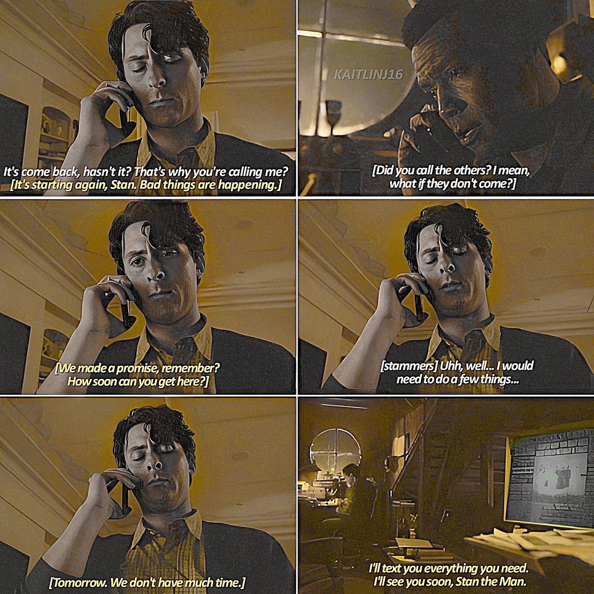 Kaitlinj161's tweet image. IT: Chapter Two || 2019
💛💛💛
#stanuris #AndyBean #mikehanlon #IsaiahMustafa #ITChapterTwo #edit