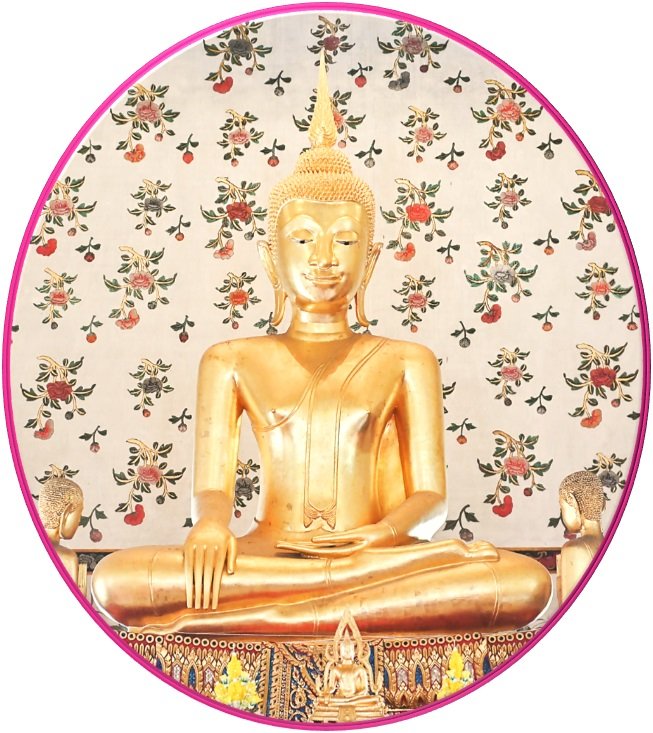 จิตรู้ธรรม  กรรมชาติดับ  ชราลับแล้ว
จิตแน่แน่ว  ตรงแถวธรรม กรรมแปดมรรค
ไม่ประมาท  ฉลาดปฏิบัติ  ขจัดรัก
สงสารหัก  ไม่ทักมาร   พาลไม่มี...
โต’หลวง ๒๕๖๖ – ๓๑๑ 

พระประธาน  วัดภคินีนาถ  
เขตบางพลัด   กรุงเทพมหานคร

ชาตินิโรธา ชรานิโรโธ
เพราะชาติดับ ชราก็ดับ