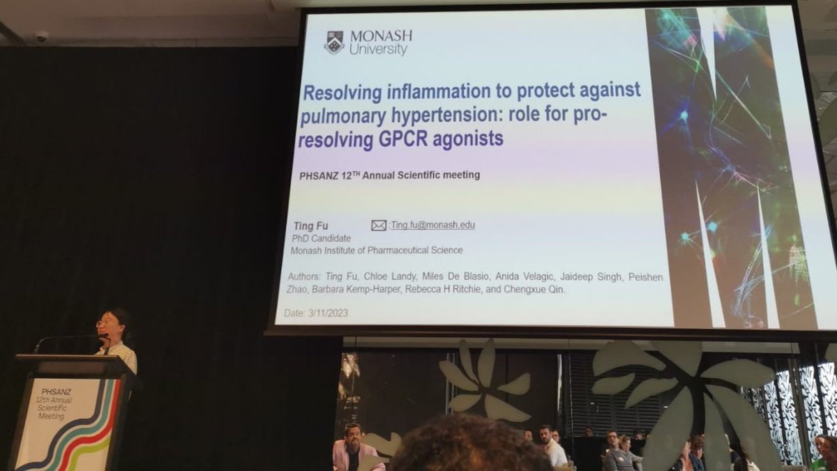 Heart Failure Pharmacology Laboratory (@hfplab) on Twitter photo Congratulations to our co-supervised PhD student Ting Fu on winning the Oral Presentation Prize at #PHSANZ 12th ASM! <a href="/MIPS_DDB/">MIPS DDB</a> <a href="/MIPS_Australia/">Monash Institute of Pharmaceutical Sciences</a> <a href="/helenaqcx/">Chengxue Helena Qin</a> Congratulations to our co-supervised PhD student Ting Fu on winning the Oral Presentation Prize at #PHSANZ 12th ASM! <a href="/MIPS_DDB/">MIPS DDB</a> <a href="/MIPS_Australia/">Monash Institute of Pharmaceutical Sciences</a> <a href="/helenaqcx/">Chengxue Helena Qin</a>