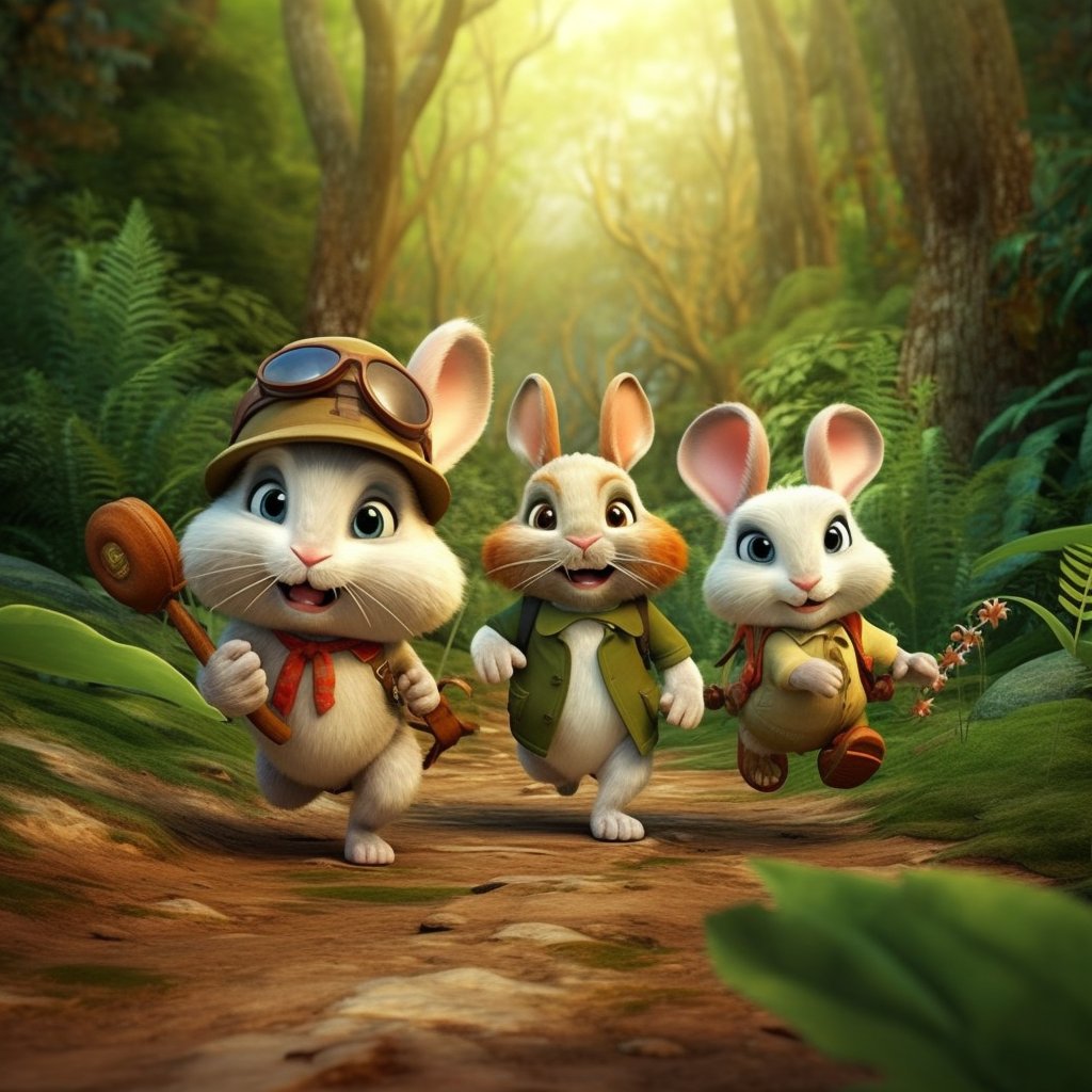 Hopping into the adventure with my trio of fluff! 🐇🌲 #BunnyExplorers
#bunnylovers #adventuretime #fluffyfriends