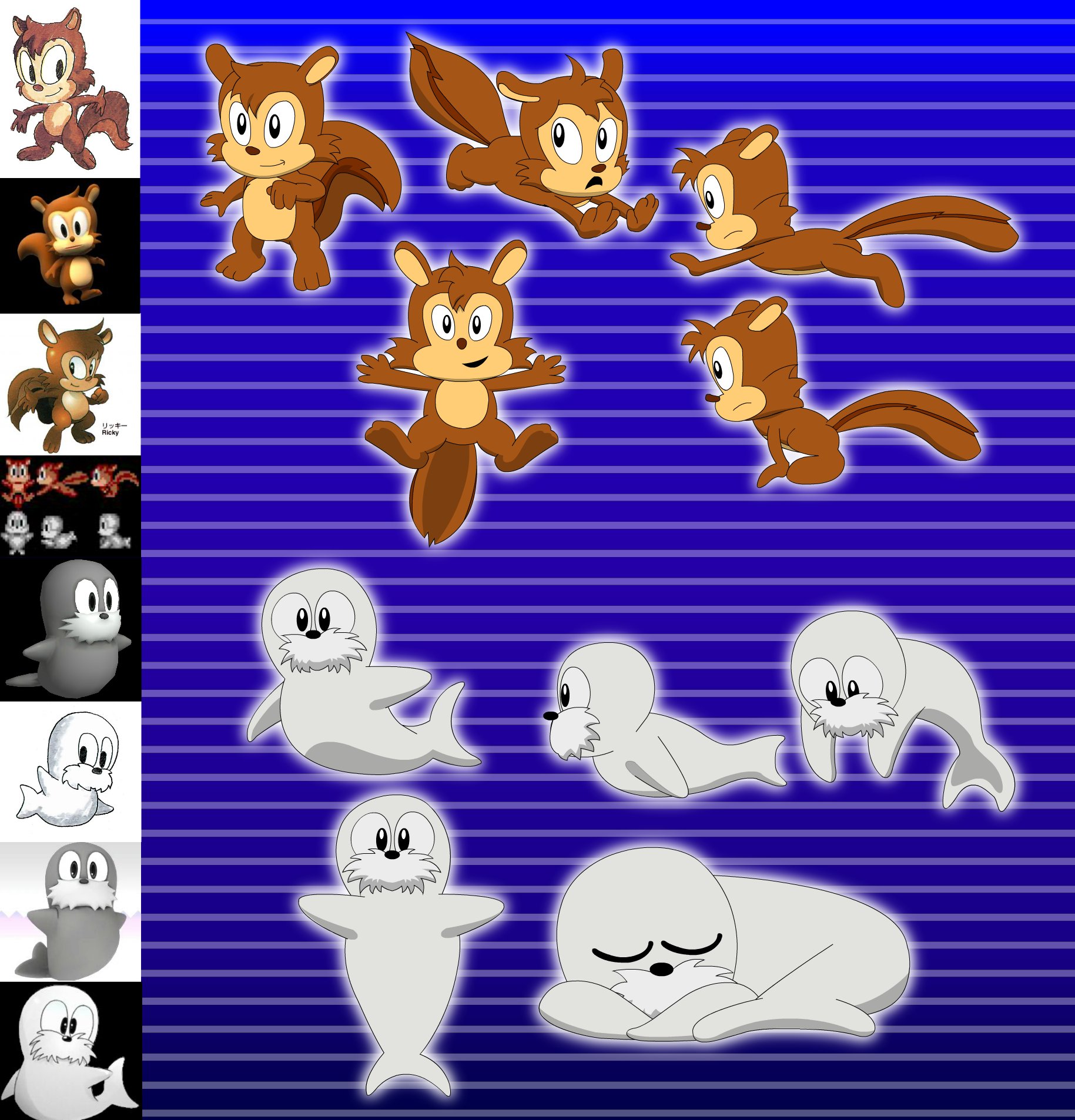 Sonic Sprites Movieclip