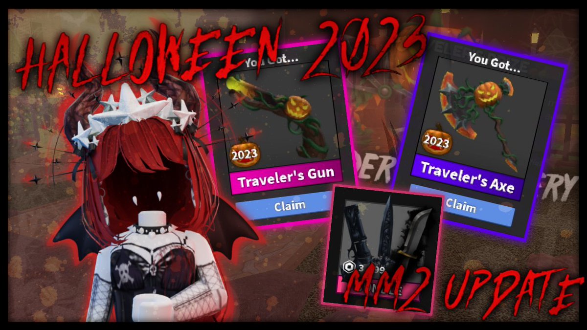 back from the dead to serve this halloween vid a week late :3 youtu.be/pB_Sk3P5QHo #robloxMM2