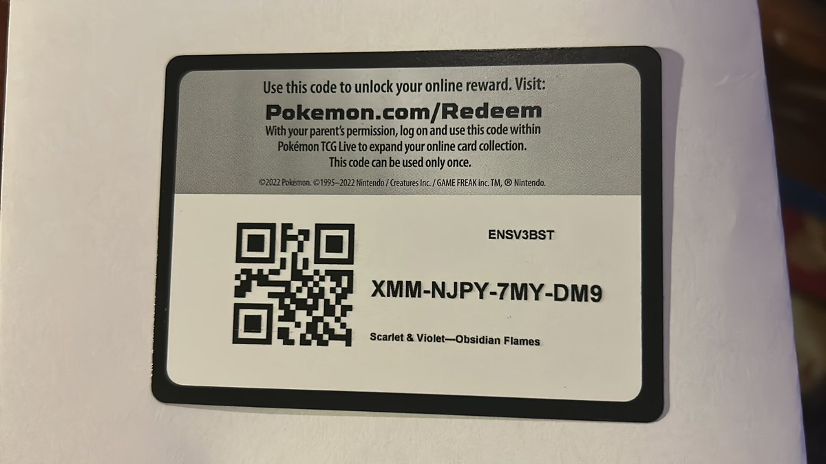 SnydersCardShop's tweet image. Another free code for you Pokémon online gamers!
#pokemoncodes #pokemon #PokemonTCG 
Snag it quick!

#redeem