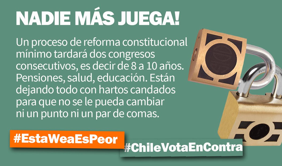 #ChileVotaEnContra 
#EstaWeaesPeor 🤦🏻‍♀️