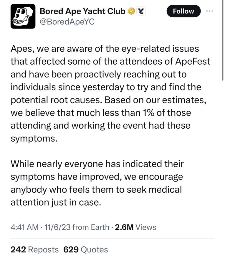 ericzhu's tweet photo. what this post looks like to the apes https://t.co/DWAoA1fl9G