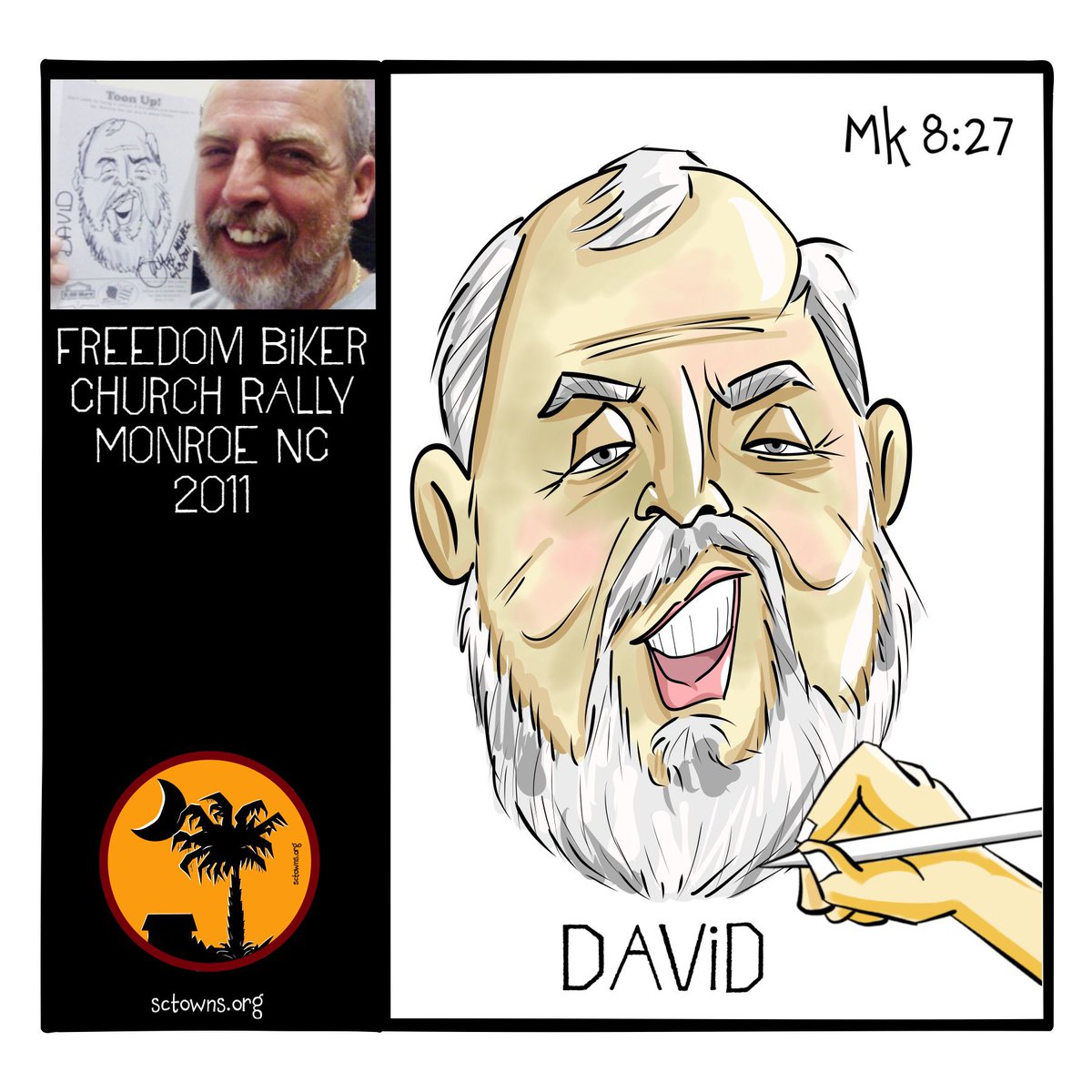 Freedom! This caricature, from our drawings today, and long ago too, remind us of the great gift of freedom. We are thankful!