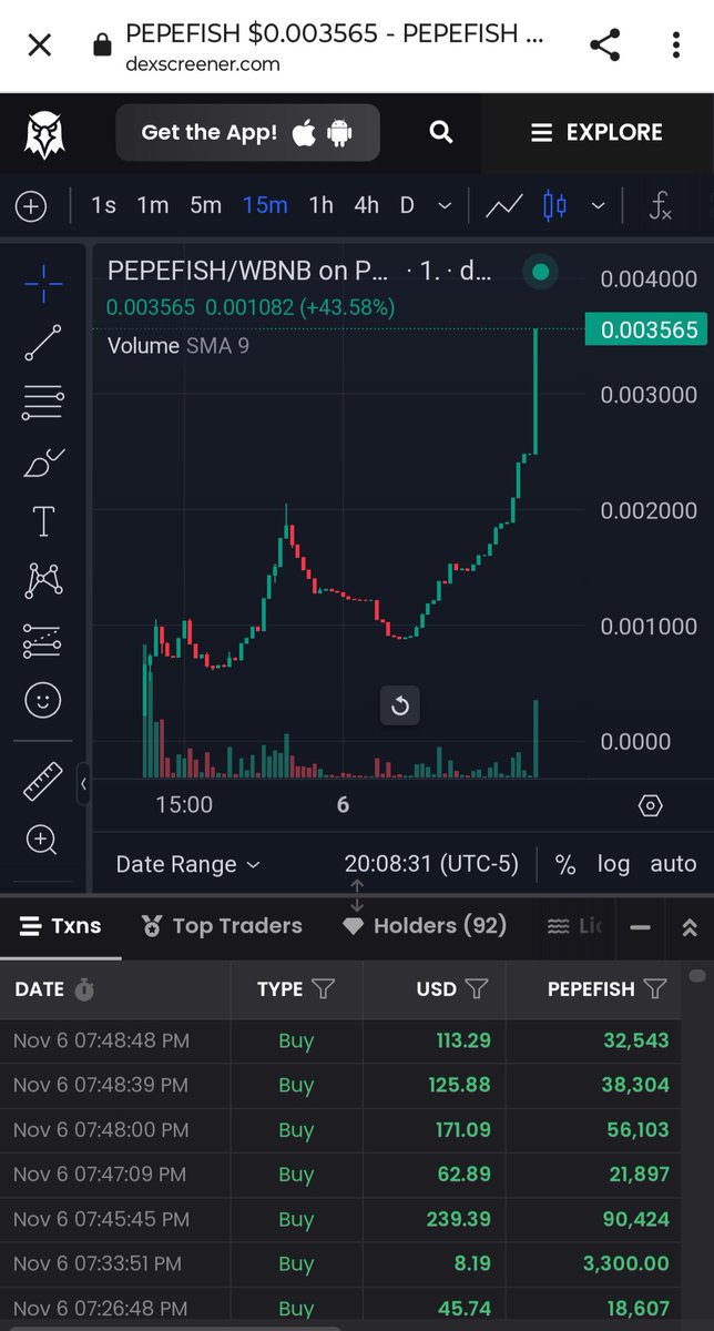 PEPEFISHBNB's tweet photo. We are living the DREAM at PEPEFISH!
Amazing community full of chads, fun memes, mooning chart and 5% BNB REWARDS.
Come for the opportunity of a lifetime and stay for the fun!
#bsc #bnb #binance #pancakeswap #pepefish
https://t.co/8JZidfO9Hx
https://t.co/ZNXdHQ9R4R https://t.co/krLPz0HcBF