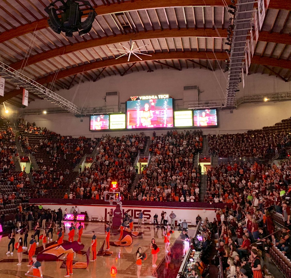 Get your popcorn ready 🍿 We are back! #Hokies #ThisIsHome #StoneByStone