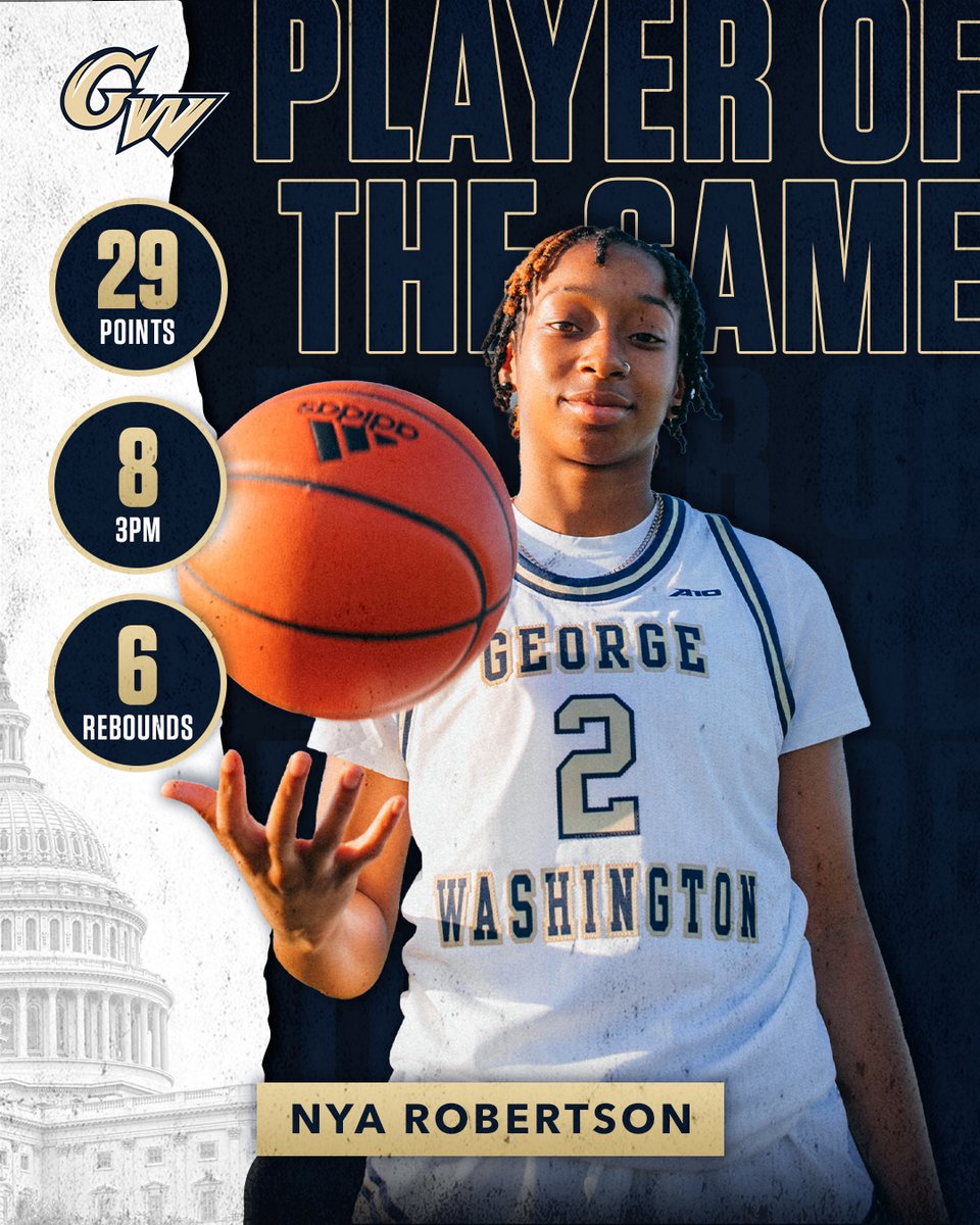 🏀 29 Points (Career High)
🏀 8 Three's Made (Ties Program Record)
🏀 6 Rebounds (Ties Career High)

<a href="/ballernya2/">Nya🖤🤩</a> is tonight's Player of the Game!🤩
#RaiseHigh