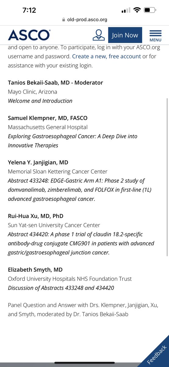 Two fantastic #ASCOplenary sessions around #upperGI cancers tomorrow. Not to miss! @YJanjigianMD @KlempnerSam @LizzySmyth1 @ASCO @OncoAlert @GIcancerDoc