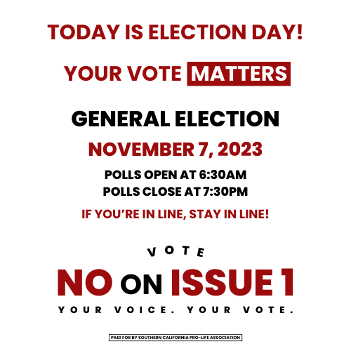 OfficialSCPLA's tweet photo. Ohio, today's election day! Your vote MATTERS. Vote NO on Issue 1 and stand for life! We must cultivate a culture of life and hope.
#Issue1 #OhioVoteNo #ProLifeOhio #VoteNOonIssue1 https://t.co/pKs4ja1x2F