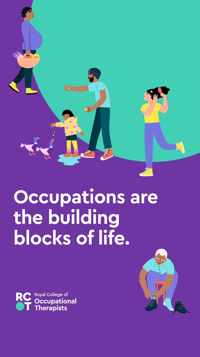 What do you think occupations are? Occupations are any activity that we need, want or like to do to live and to look after our physical and mental health, and our emotional and spiritual wellbeing. #OTWeek23 @WyeValleyNHS @theRCOT @RCOTWestMids