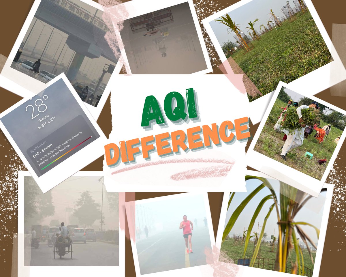 astutibb's tweet photo. #Dayalbagh is an Agricultural-based community where acres of land are dedicated to #PrecisionFarming  &amp; #Agroecology &amp; the outcome is seen in the AQI levels. This weekend while in #Gurugram and #NCR the AQI was touching 500 &amp; the visibility was low, #Dayalbagh was all clear. https://t.co/GoAzb5ciMF
