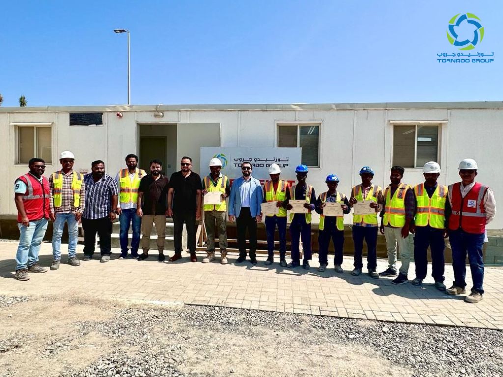Prioritizing health and safety is the cornerstone of a thriving workplace. It safeguards well-being, fosters productivity, and ensures a secure, harmonious environment for all.

Congratulations to the whole team of Marina Mall Project for receiving the Safety Award of the Month.