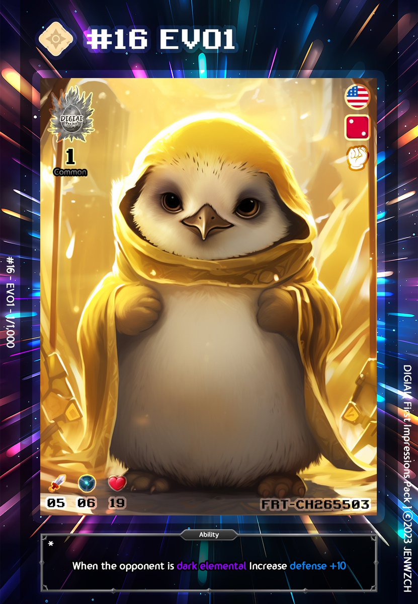 DigiaiProject's tweet image. Card Update! [First Impressions Pack] ⓒ2023 Digiai Card Collection, JENWZCH opensea.io/DIGIAI #digiai #NFT #NFTS #NFTs #NFTcollection #NFTdrops #NFTs #OpenSeaNFT #opensea #NFTcollectibles #NFTCommunity #NFT #NFTartist #OpenSeaNFT #opensea #midjourney #digimon #pokemon