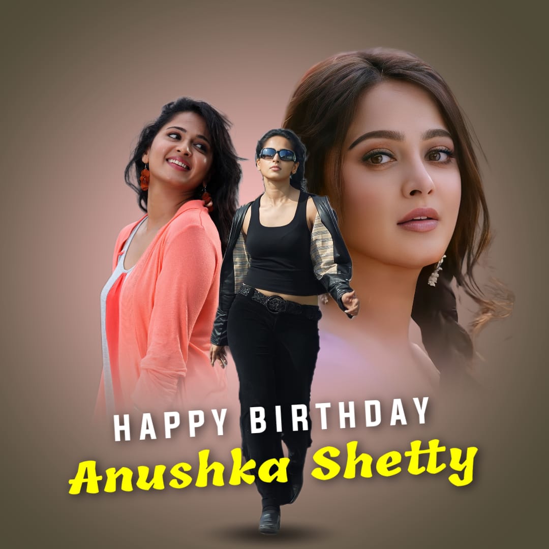 Wishing a very Happy Birthday To Anushka Shetty

#AnushkaShetty #HBDAnushkaShetty #HappyBirthdayAnushka