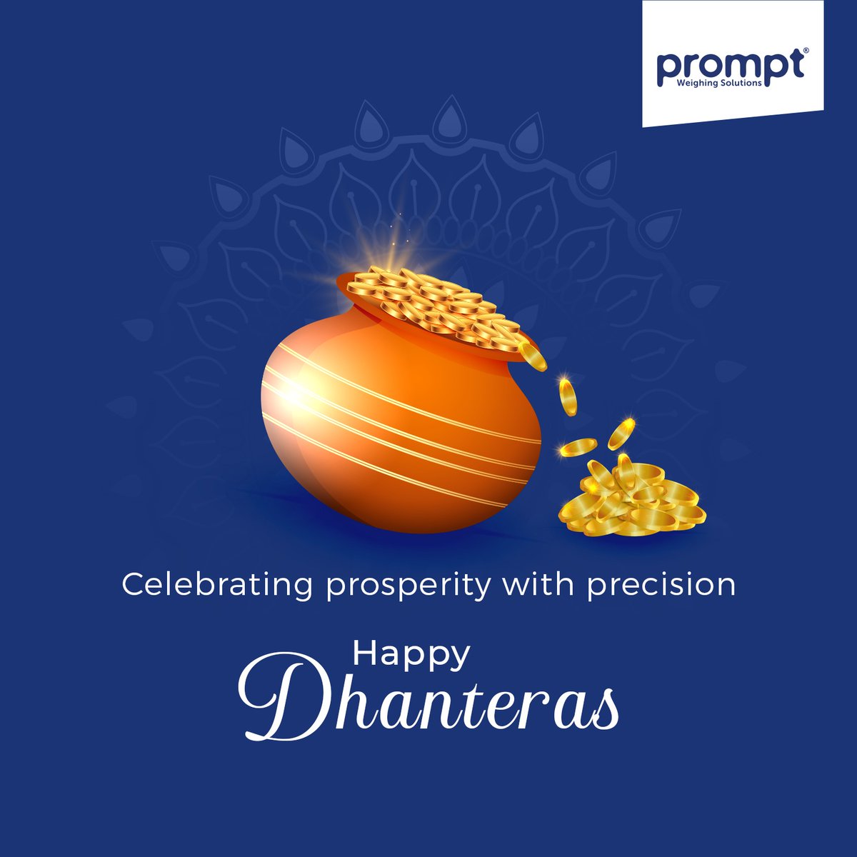 Prompt_Scale's tweet image. Celebrating Dhanteras with precision and prosperity!
May your wealth multiply and your joy be immeasurable. At Prompt Weighing Solutions, we believe in accurate measures that lead to abundant blessings. Wishing you a prosperous Dhanteras!

#prompt #weighingscale #wealth