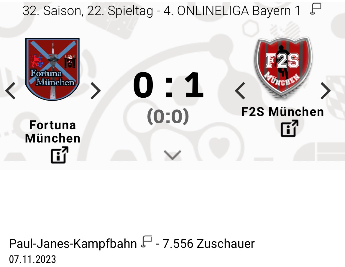 F2sSport's tweet photo. ⚽️S32-SpT22⚽️

Mit Ruhe zum Sieg💪

Ruhiger Auftritt in welchem wir hinten nicht viel zulassen und 🥅Wiegert uns nach einer Ecke erlöst 💪
1️⃣:0️⃣ beim defensiven Puzzelspiel gegen Fortuna🔥
#onlineliga https://t.co/b7anMvGYSL