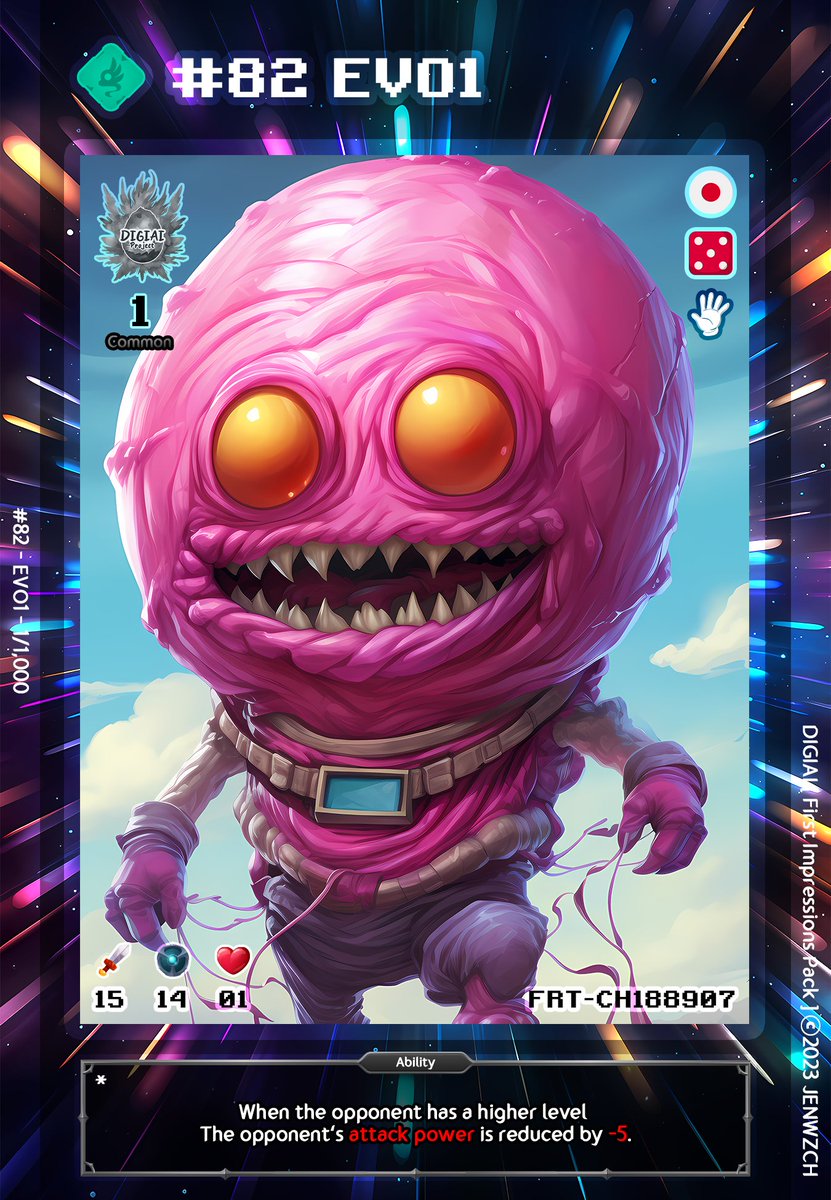 DigiaiProject's tweet image. Card Update! [First Impressions Pack] ⓒ2023 Digiai Card Collection, JENWZCH opensea.io/DIGIAI #digiai #NFT #NFTS #NFTs #NFTcollection #NFTdrops #NFTs #OpenSeaNFT #opensea #NFTcollectibles #NFTCommunity #NFT #NFTartist #OpenSeaNFT #opensea #midjourney #digimon #pokemon