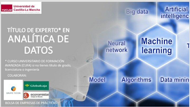❗Apúntate al Título de Experto* Analítica de Datos
✅ Desde febrero a marzo 2024
✅ Prácticas 100h con SS y remuneradas
✅ Matrícula 818€
✅ Si eres empleado/a, tu empresa tiene bonificación FUNDAE
master.maned@uclm.es
*CUFA si no tienes título univ.
ML, IA, BigData, cloud y +