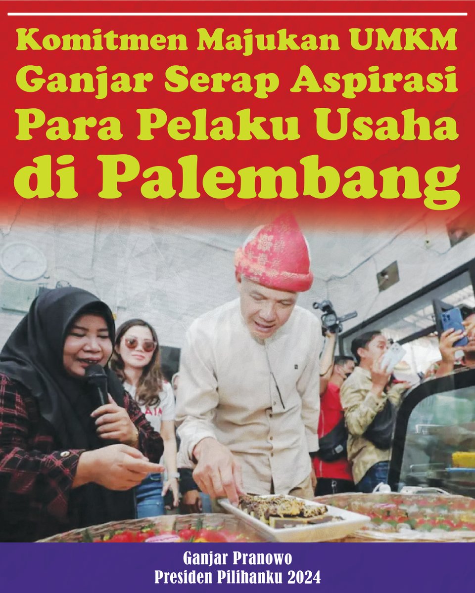 Komitmen Majukan UMKM, Ganjar Serap Aspirasi Para Pelaku Usaha di Palembang
Alwi
Palestina
Mundurlah Ketua MK
Ange
Partai Socmed