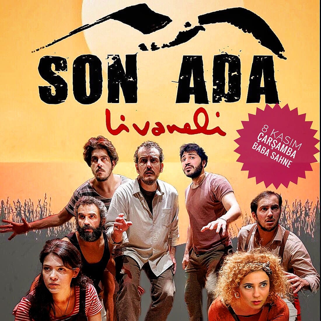 Tiyatroadam's tweet photo. Zülfü Livaneli'nin ölümsüz eseri "Son Ada" 8 Kasım Çarşamba 20.30'da Baba Sahne'de.

"Bir yerde bir kötülük varsa orada herkes biraz suçludur."

Biletler;https://t.co/MEwfH8kYMu

@babasahne @LivaneliZulfu #tiyatroadam #babasahne #zülfülivaneli #sonada https://t.co/uMoEGy0Q1y