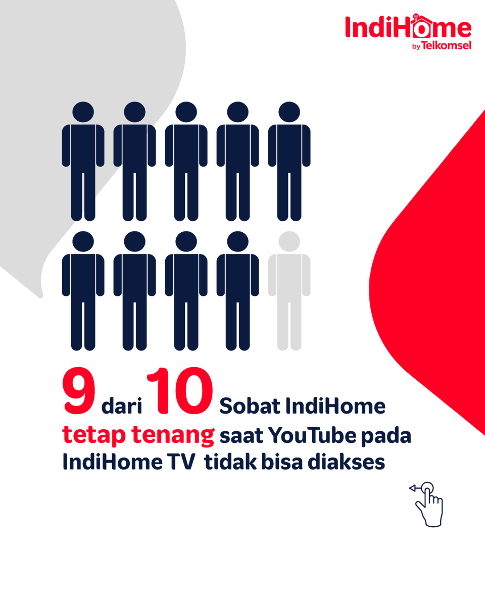 IndiHomeCare's tweet photo. Tau nggak kenapa 9 dari 10 Sobat IndiHome tetap tenang saat YouTube pada IndiHome TV tidak bisa diakses?

Alasannya adalah tau langkah mengatasinya, Sobat. Mimin spill di sini ya, Kamu cukup ikuti dan simpan langkah panduannya!

#PanduanIndiHomeCare  #TerusMelajuBersamaIndiHome https://t.co/qW58UzYqBk