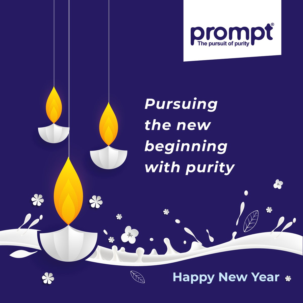 Another opportunity to continue our pursuit of purity. As we begin the New Year, Prompt Dairytech extends its warmest wishes to everyone.

#newyear #newbeginning #purity #pursuit #milk #dairy #dairytech #technology #dairytechnology