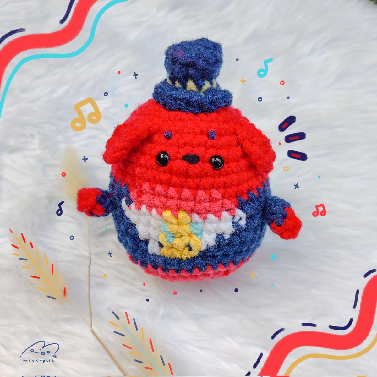 ✨ Red, the Hot Dog ✨
:
:
:
#crochet #crochetaddict #hotdog #red #crochettoy #crochetdoll #yarn
