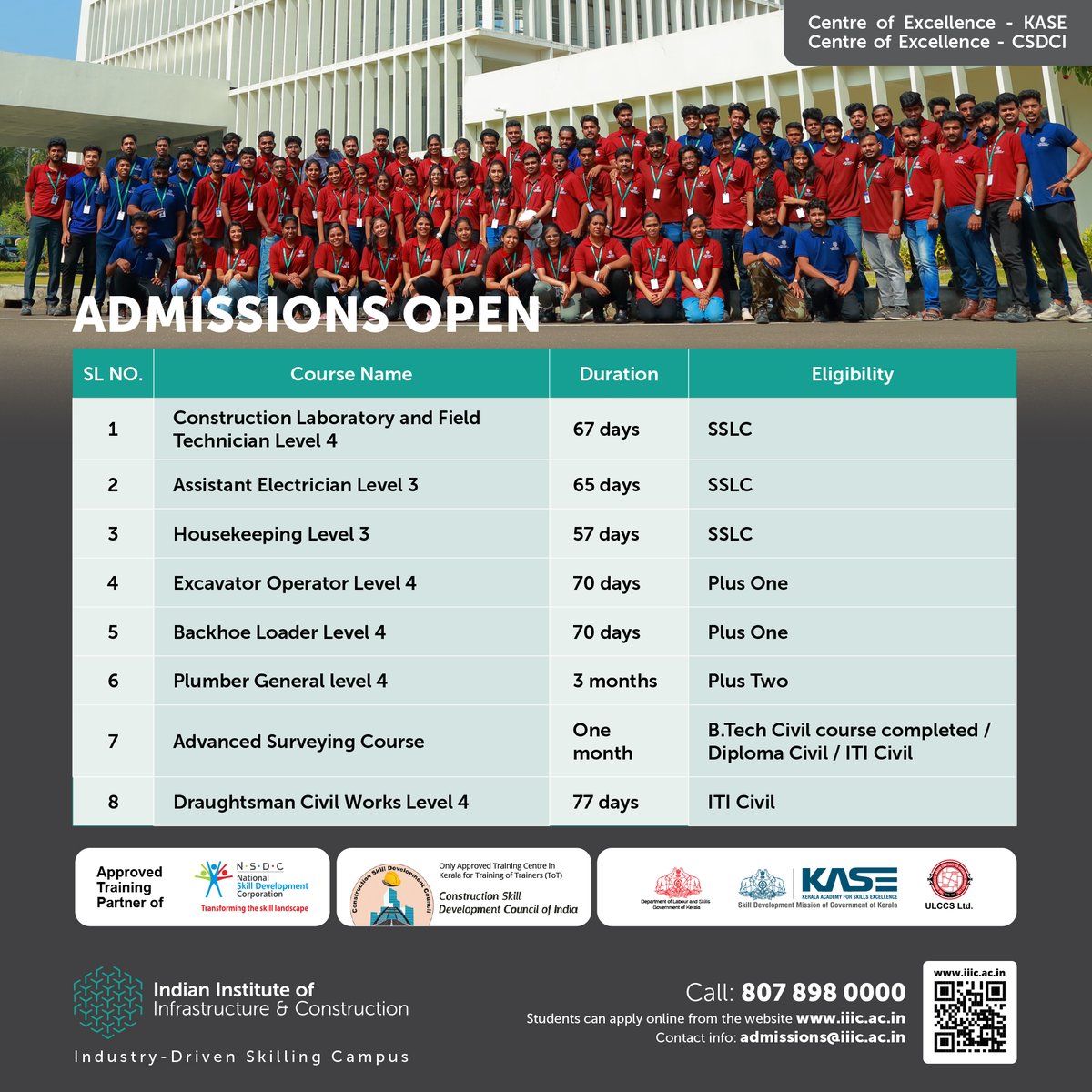 Ready to Elevate Your Education? 📚 Join Us - Admissions Open Now! 🚀 #AdmissionsOpen #EducationJourney" 📚🎓 #AdmissionsOpen #YourFutureStartsHere #IIIC #IIICKollam #skilling #upskillnow