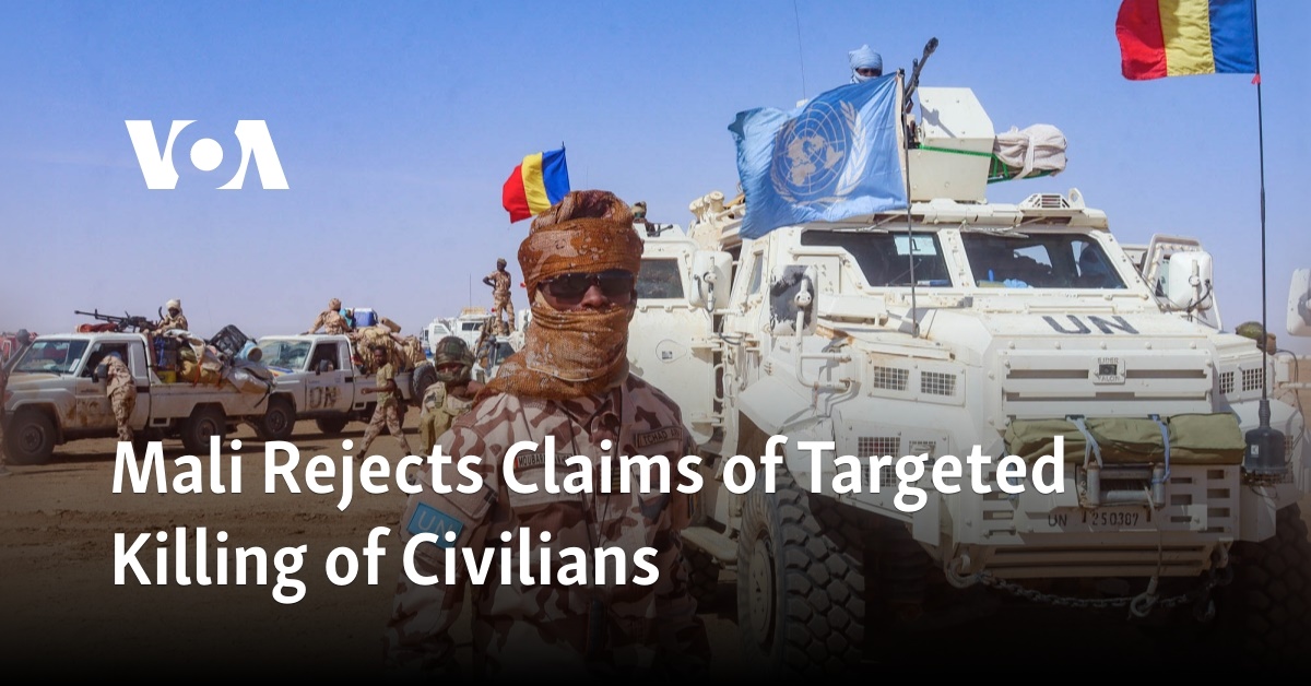 Mali Rejects Claims of Targeted Killing of Civilians dlvr.it/SyV0Qc