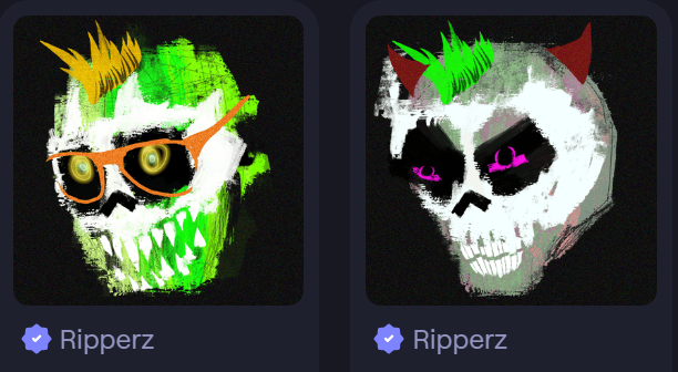 4LL1ve4LL's tweet photo. Thank you @RIPDAOAVAX for this two beatutiful/scary Ripperz ♥️🥳
#RIPtober #AVAX #NFT https://t.co/9jZ7blpvhs