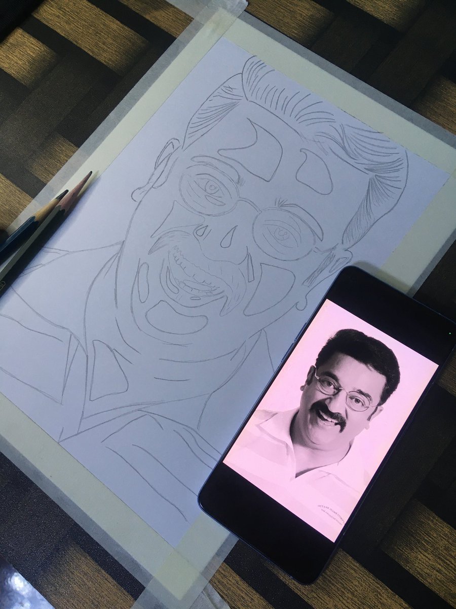 Vetriiii_'s tweet photo. Wishing the actor who transcends eras, Ulaganayagan @ikamalhaasan sir a very happy birthday!

#HappyBirthdayKamalHaasan #HBDKamalHaasan
The artist @Vetriiii_ 
Instagram @jayam_portraits https://t.co/j2hAoAfyJV