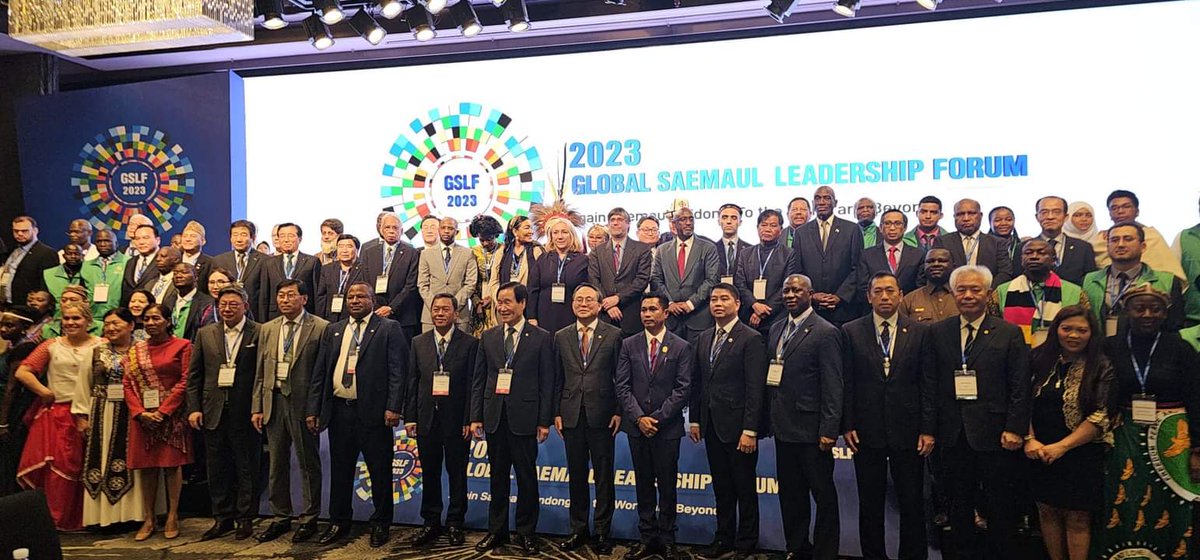 SolomonBenor's tweet photo. Honored to be one of the participants of the 2023 Global Saemaul Leadership Forum in Seoul, South Korea. An exciting event to meet international scholars and leaders with a global dialogue on community development.

#communitydevelopment #seoul #saemaul https://t.co/0CxaW7AtRw