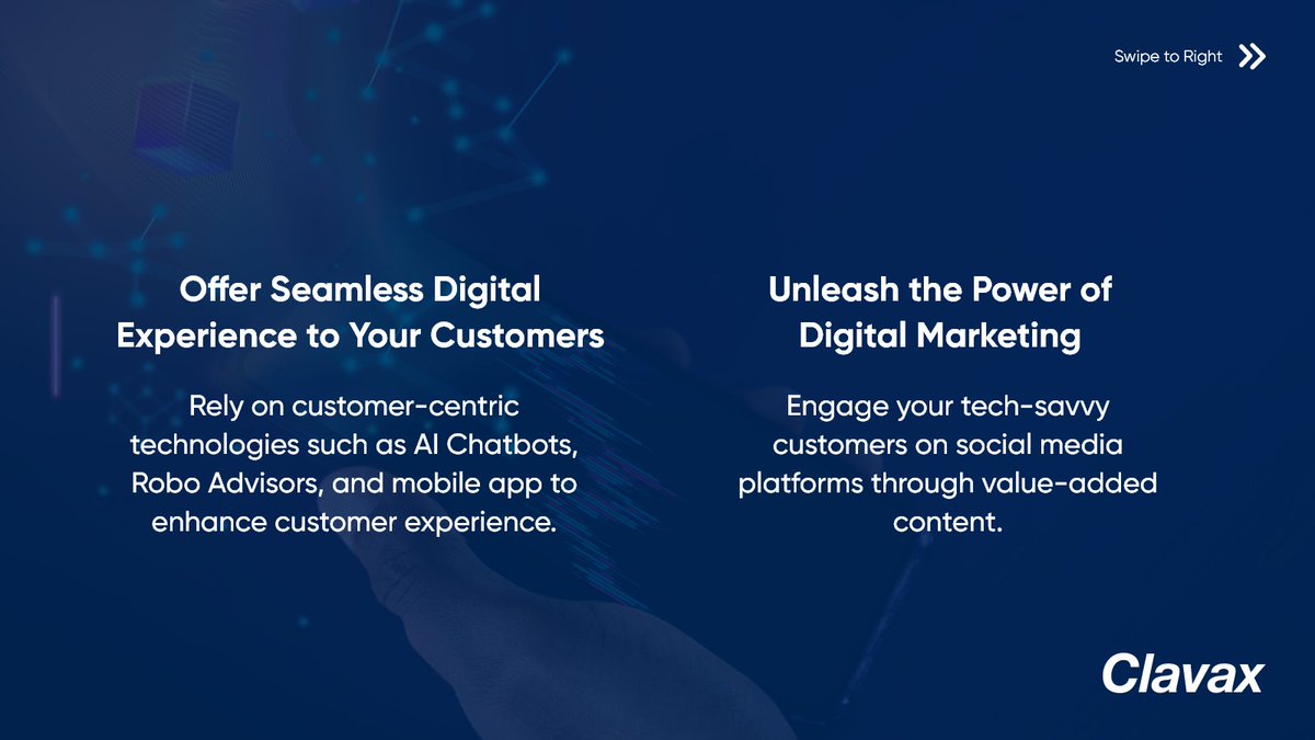 Clavax's tweet image. Get Digital, Get Ahead!

Sailing the digital space can be a little challenging at times. Tap into the vast sea of opportunities with expert #fintech tips.

Visit: clavax.com

#Finances #InvestmentSecurity #financialplanning  #FinancialTimes #financialservices