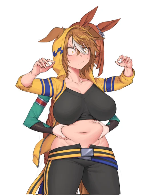 #いいおなかの日 腹筋や太り気味