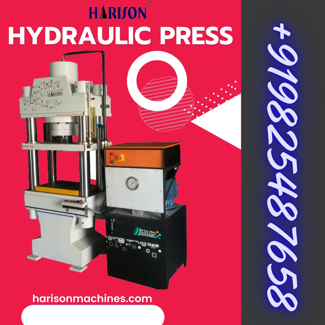 harisonmachines's tweet image. Offering a complete choice of products which include #FourPillarPress, four pillar hydraulic press, C frame press, workshop press, and H frame hydraulic press. harisonmachines.com, #Harison, #HariEngineeringWorks,