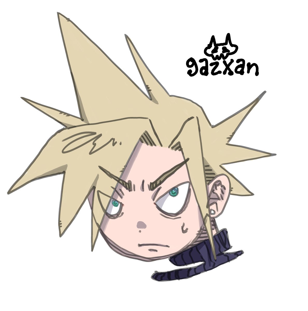 cloudy with a chance of meatballs
#finalfantasy #FinalFantasyVII #CloudStrife #ff7art #FF7 #illustration #art #ArtistOnTwitter #characterdesign #digitalart #創作イラスト #オリジナル #絵描きさんと繋がりたい #お絵描き #イラスト