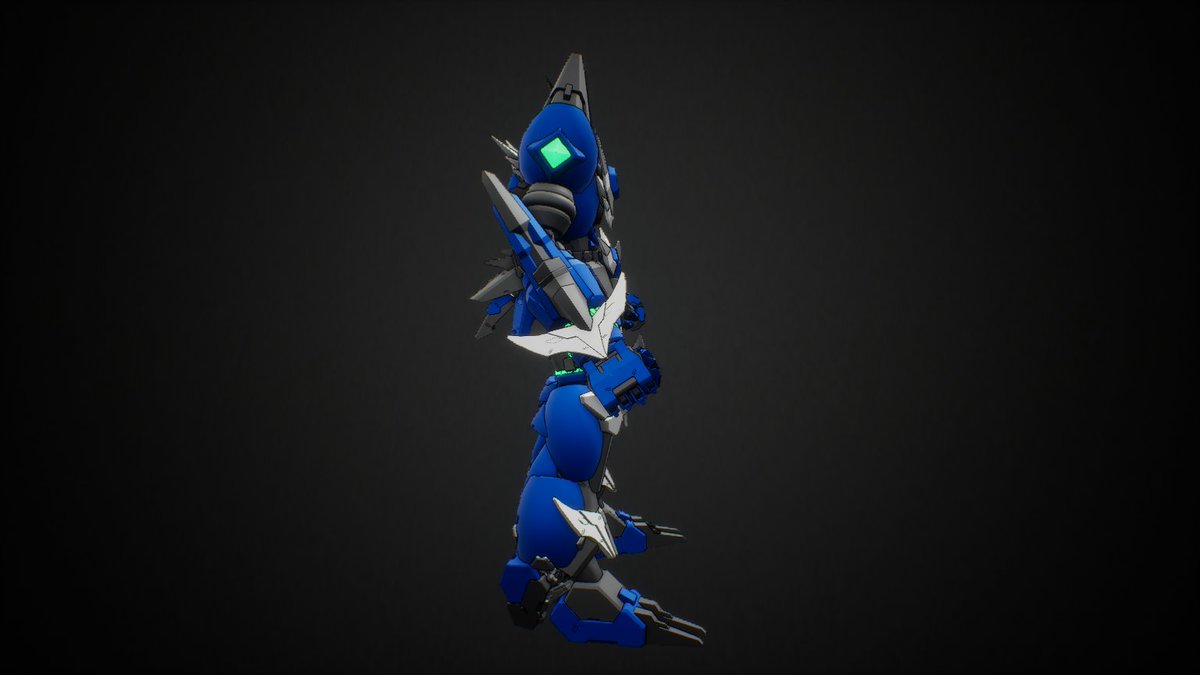 WeiBSchatten's tweet image. #ダムダム行動記録
#マスビルダー #MASSBuilder
ダムダムさん@DAMDAM_GX29 をモデルとした機体ようやく完成した…(ダムダムさんの固定ツイートにイラストがあるので参考はそちらまで)
………なんか…本家よりマッシヴじゃない？